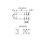 RELAIS VERTICAL 5A/30VCC-220VCA 2 x REPOS-TRAVAIL 24Vcc