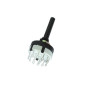COMMUTATEUR ROTATIF 3 CIRCUITS / 4 POSITIONS - COSSES A SOUDER COMMUTATEUR ROTATIF 3 CIRCUITS / 4 POSITIONS - COSSES A SOUDER