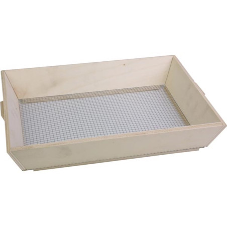 Tamis rectangulaire, 22 x 32 cm, hauteur 11 cm - PRL