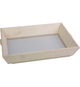 Tamis rectangulaire, 22 x 32 cm, hauteur 11 cm - PRL