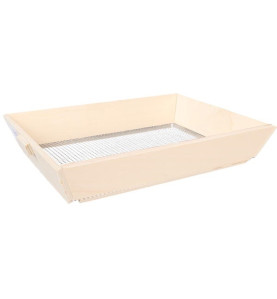 Tamis rectangulaire, 22 x 32 cm, hauteur 11 cm - PRL