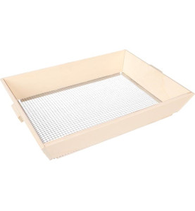 Tamis rectangulaire, 22 x 32 cm, hauteur 11 cm - PRL