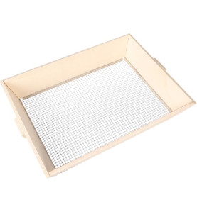 Tamis rectangulaire, 22 x 32 cm, hauteur 11 cm - PRL