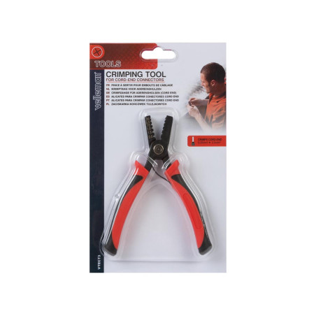 PINCE À SERTIR POUR EMBOUTS DE CÂBLAGE 0.25 mm² - 2.5 mm²