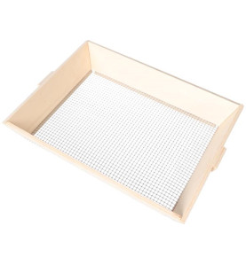 Tamis rectangulaire, 22 x 32 cm, hauteur 11 cm - PRL