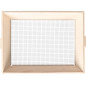 Tamis rectangulaire, 22 x 32 cm, hauteur 11 cm