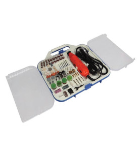 PERCEUSE DE PRÉCISION ELECTRIQUE & JEU DE GRAVURE  - 162 pcs. - Vellem