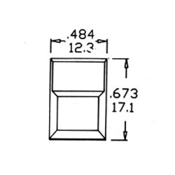 SP86-A1-1-0  DIGITAST ROUGE    SANS  LED