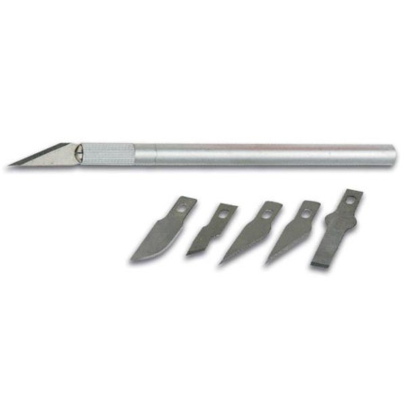 KIT CUTTER DE PRÉCISION - 1 MANCHE + 6 LAMES - Velleman