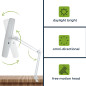 Lampe de bureau - 3 x 14 W - blanc