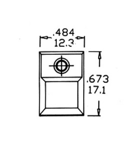 SP86-A2-5-3  DIGITAST NOIR   LED VERT - Velleman