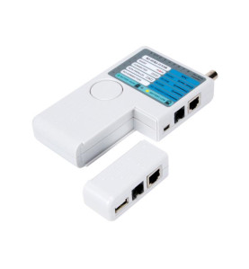 Testeur USB/LAN voor USB-A, MINI-USB-B, BNC, RJ45, RJ12, RJ11, RJ10 - 