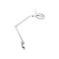 Lampe de bureau LED avec loupe - dimmable - 5 dioptries - 60 LED - blanc chaud et froid