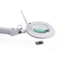 Lampe de bureau LED avec loupe - dimmable - 5 dioptries - 60 LED - blanc chaud et froid