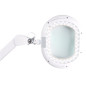 Lampe de bureau LED avec loupe - dimmable - 5 dioptries - 60 LED - blanc chaud et froid