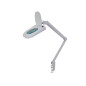 Lampe de travail de bureau à LED avec loupe - 5 dioptries - 10 W - 60 LED - blanc