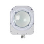 Lampe de travail de bureau à LED avec loupe - 5 dioptries - 10 W - 60 LED - blanc