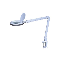 Lampe de travail de bureau à LED avec loupe - 8 dioptries - 8 W - 60 L