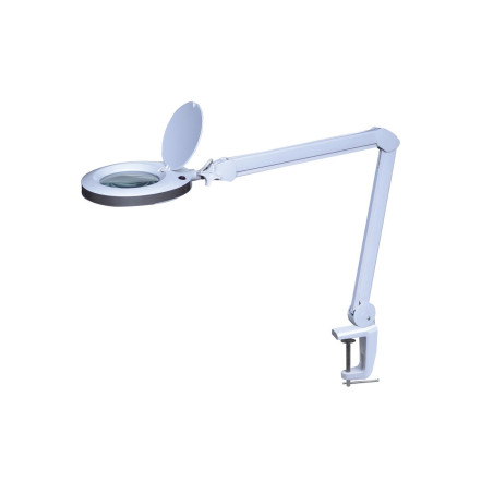 Lampe de travail de bureau à LED avec loupe - 8 dioptries - 8 W - 60 L