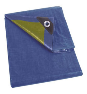 Bâche - Bleu/Kaki - Résistant - 2 x 3 m - PRL