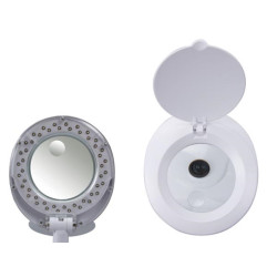 LAMPE-LOUPE LED 3 + 12 DIOPTRES - 6 W - 30 LEDs -  BLANC