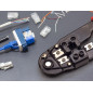 PINCE A SERTIR POUR CONNECTEUR MODULAIRE 8P8C (RJ45) PINCE A SERTIR POUR CONNECTEUR MODULAIRE 8P8C (RJ45)