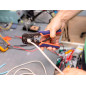 PINCE A SERTIR PROFESSIONNELLE POUR CONNECTEUR MODULAIRE 8P8C (RJ45) PINCE A SERTIR PROFESSIONNELLE POUR CONNECTEUR MODULAIRE 8P8C (RJ45)