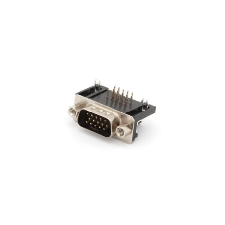 CONNECTEUR SUB-D 15 BROCHES - HAUTE DENSITE - POUR MONTAGE SUR CIRCUIT