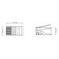 FICHE MODULAIRE RJ45 8P8C