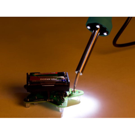 FER À SOUDER HAUTE QUALITÉ AVEC 4 LEDs - 30 W / 230 VCA