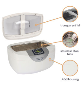 NETTOYEUR À ULTRASONS À MINUTEUR - 2.6 L - Velleman