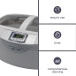 NETTOYEUR À ULTRASONS À MINUTEUR - 2.6 L