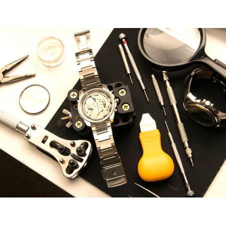 OUVRE-BOÎTIER UNIVERSEL POUR MONTRES ÉTANCHES - 4 JEUX DE 3 EMBOUTS