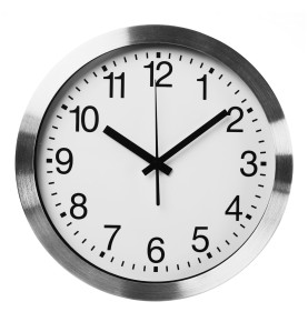 HORLOGE MURALE EN ALUMINIUM - Ø 30 cm - Velleman