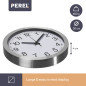 HORLOGE MURALE EN ALUMINIUM - Ø 30 cm