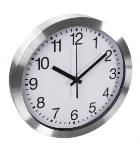 HORLOGE MURALE EN ALUMINIUM - Ø 30 cm - Velleman