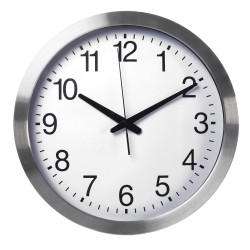 HORLOGE MURALE EN ALUMINIUM - Ø 40 cm - Velleman