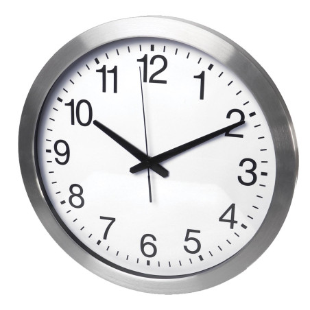 HORLOGE MURALE EN ALUMINIUM - Ø 40 cm