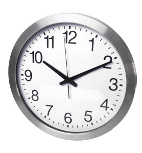 HORLOGE MURALE EN ALUMINIUM - Ø 40 cm - Velleman