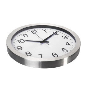 HORLOGE MURALE EN ALUMINIUM - Ø 40 cm - Velleman