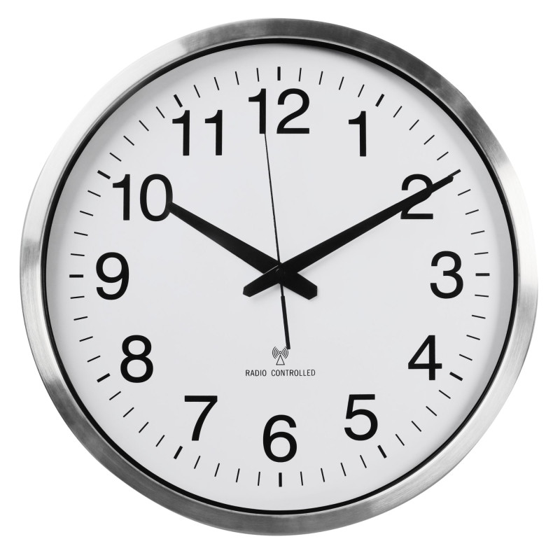 HORLOGE MURALE EN ALUMINIUM - Ø 50 cm HORLOGE MURALE EN ALUMINIUM - Ø 50 cm