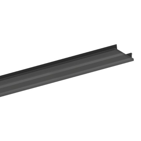 DIFFUSEUR PMMA POUR PROFILÉ DE RUBAN LED 'ALU-EPOXY' - 2 M - NOIR OPAQ