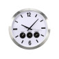 HORLOGE MURALE EN ALUMINIUM AVEC 3 FUSEAUX HORAIRES - Ø 45.5 cm