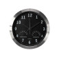 HORLOGE MURALE  EN ALUMINIUM AVEC THERMOMÈTRE & HYGROMÈTRE - Ø 35.5 cm