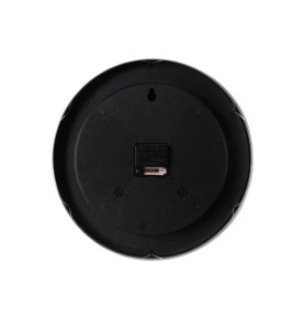 HORLOGE MURALE  EN ALUMINIUM AVEC THERMOMÈTRE & HYGROMÈTRE - Ø 35.5 cm