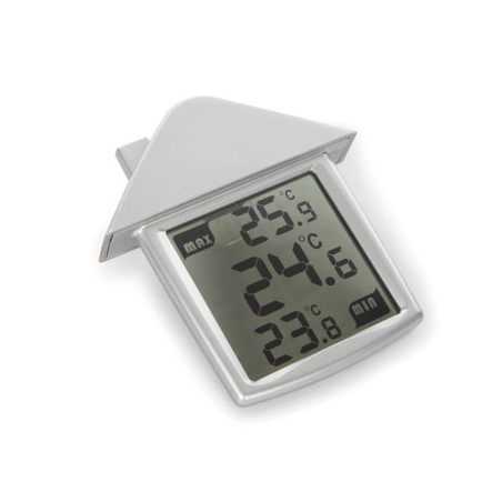 THERMOMÈTRE DE FENÊTRE TRANSPARENT AVEC INDICATIONS MIN/MAX - Velleman