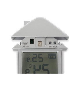 THERMOMÈTRE DE FENÊTRE TRANSPARENT AVEC INDICATIONS MIN/MAX - Velleman