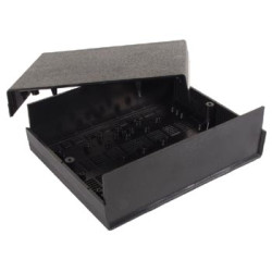 COFFRET WCAH EN PLASTIQUE - NOIR 200 x 160 x 65mm
