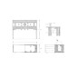 COFFRET WCAH EN PLASTIQUE - NOIR 200 x 160 x 65mm