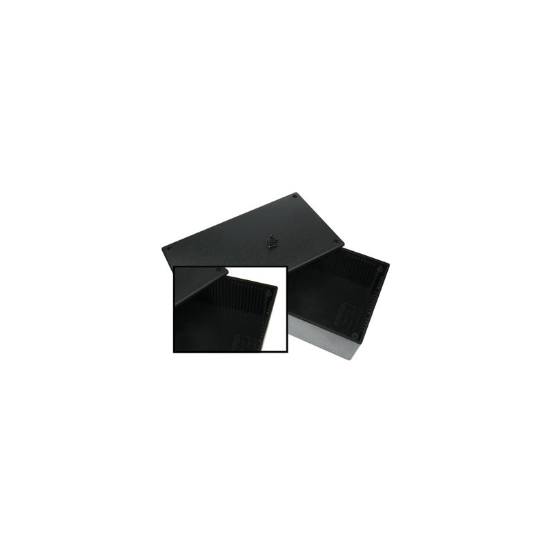 COFFRET PLASTIQUE - NOIR 200 x 110 x 65mm